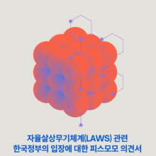[의견서] 자율살상무기체계(LAWS) 관련 한국정부의 입장에 대한 피스모모 의견서